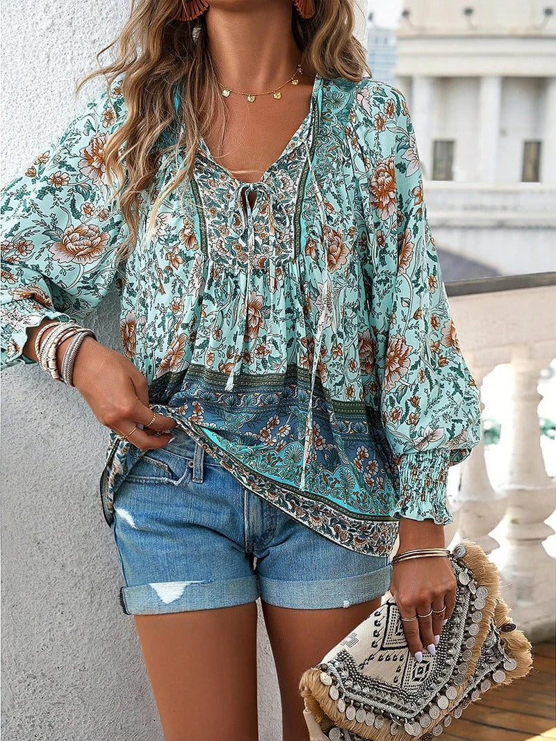 Helena - Floral Summer Top