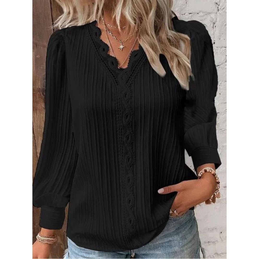 Camillia - Elegant Pintuck Blouse