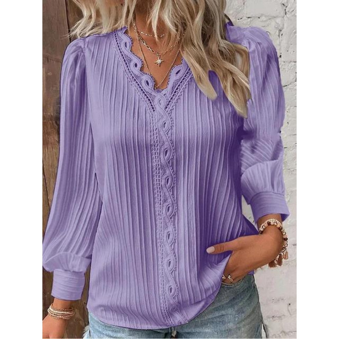 Camillia - Elegant Pintuck Blouse