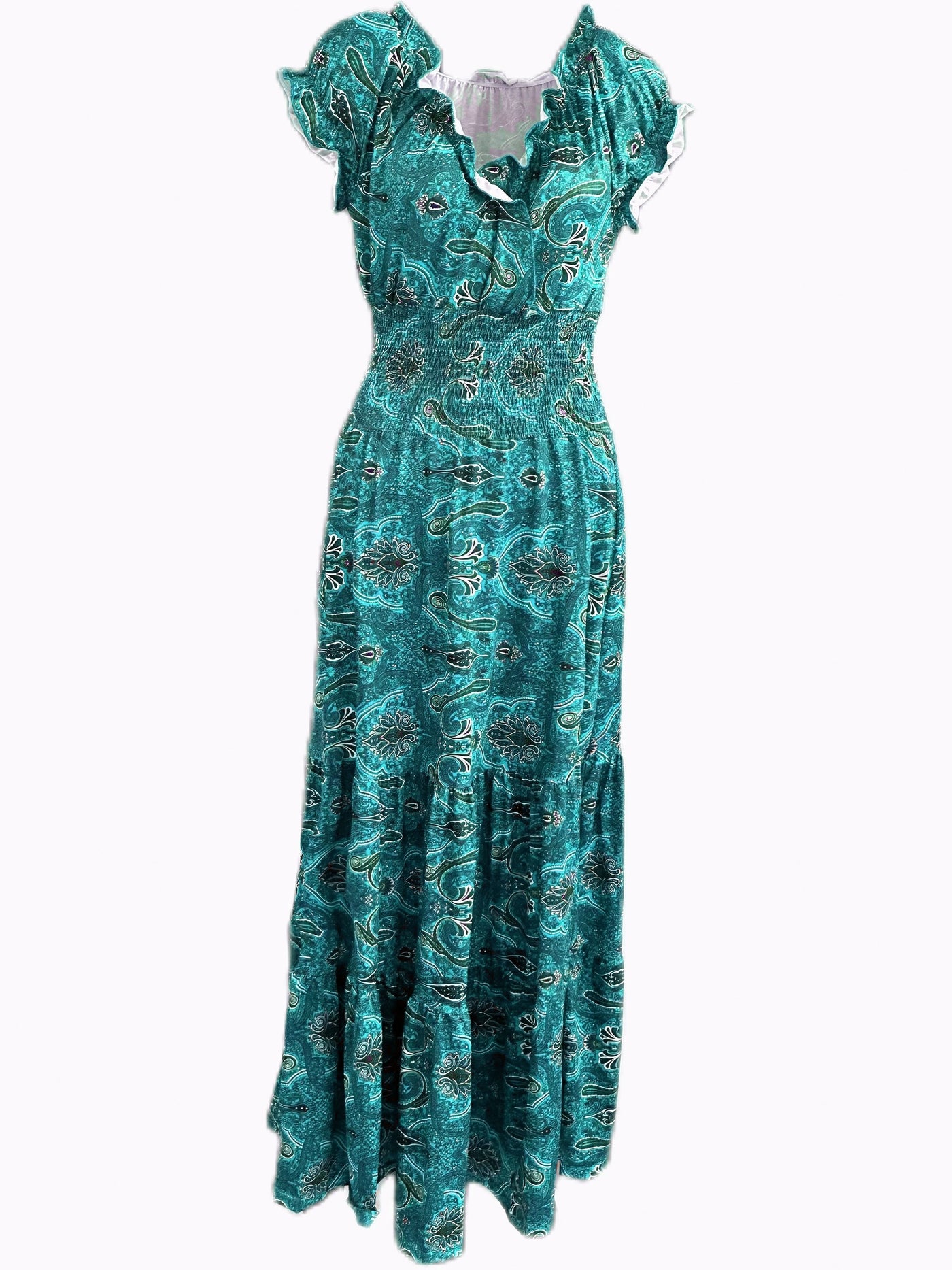 Ivy - Bohemian V-Neck Long Dress