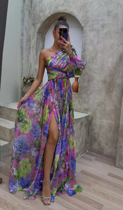 Mckenna | Impresionante vestido fluido 