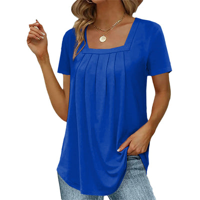 Mindy - Elegant Pleated Blouse