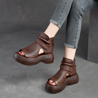 Federica – Timeless Leather Orthopedic Sandals