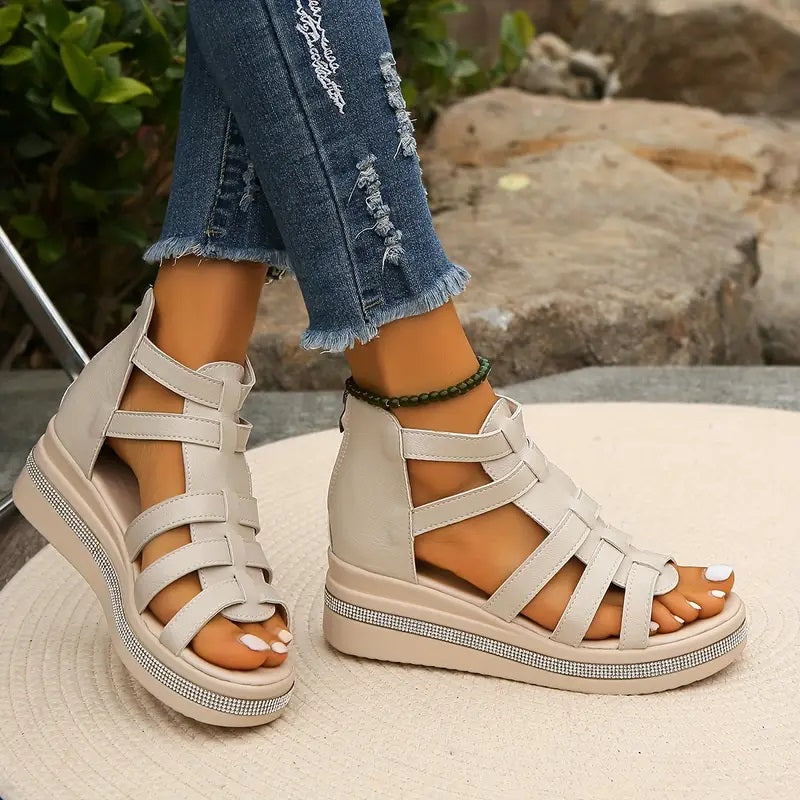 CHLOE – Elegant Wedge Sandals