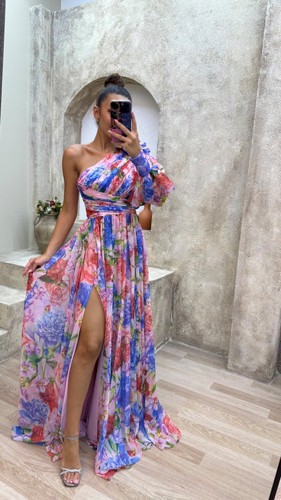 Mckenna | Impresionante vestido fluido 