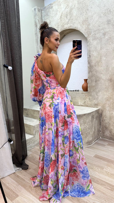 Mckenna | Impresionante vestido fluido 