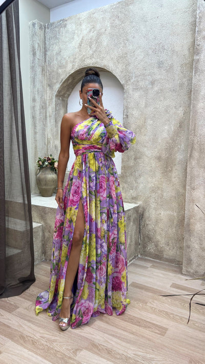 Mckenna | Impresionante vestido fluido 