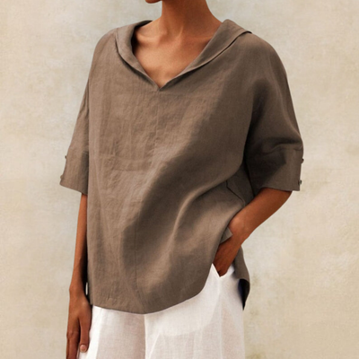 Lhinee - Casual Loose-Fit Blouse