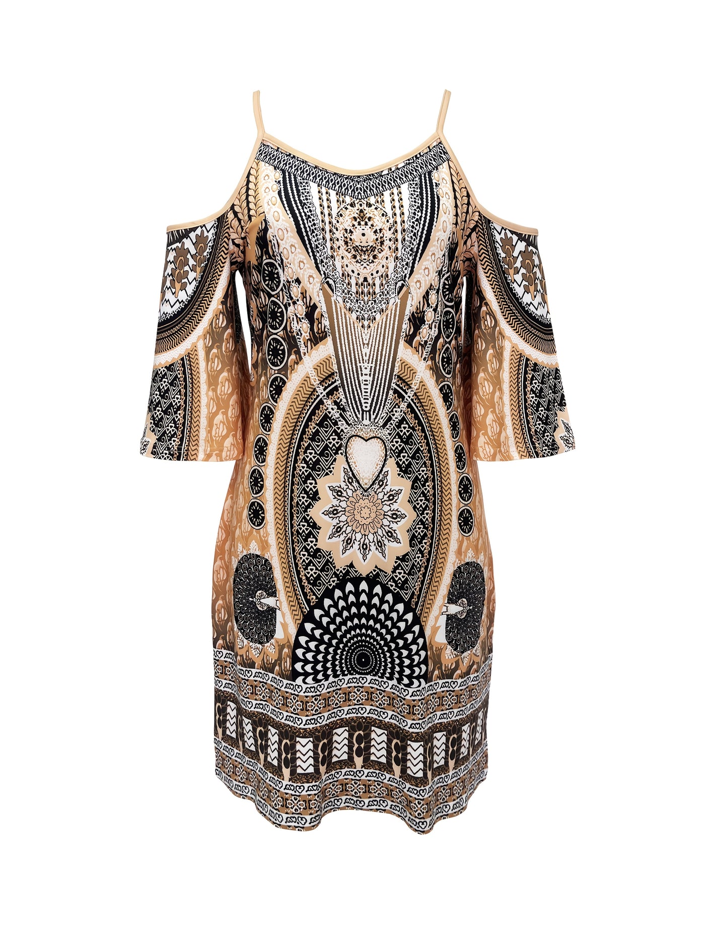 Sydney - Bohemian Printed Tunic Dress