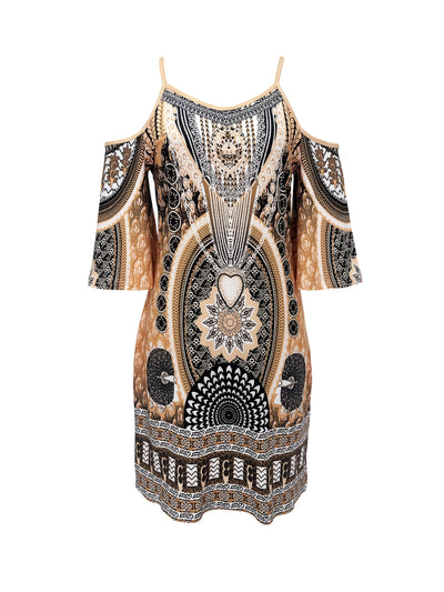 Sydney - Bohemian Printed Tunic Dress