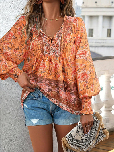 Helena - Floral Summer Top