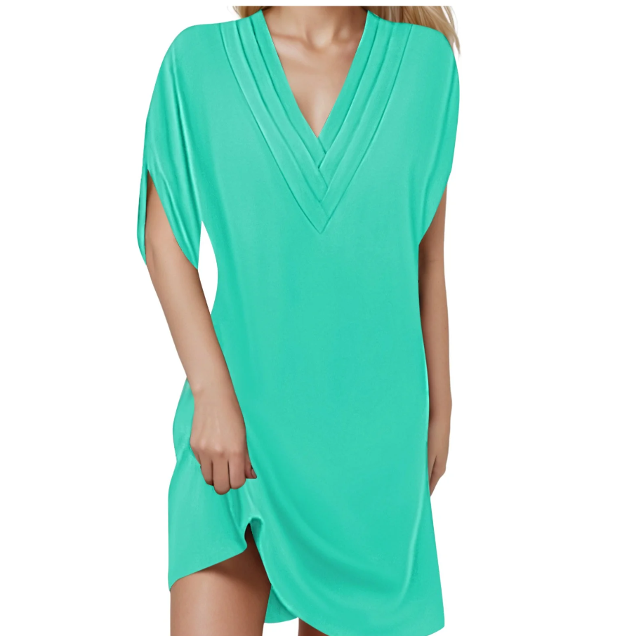 Clairene - Women's Half Sleeves Dress