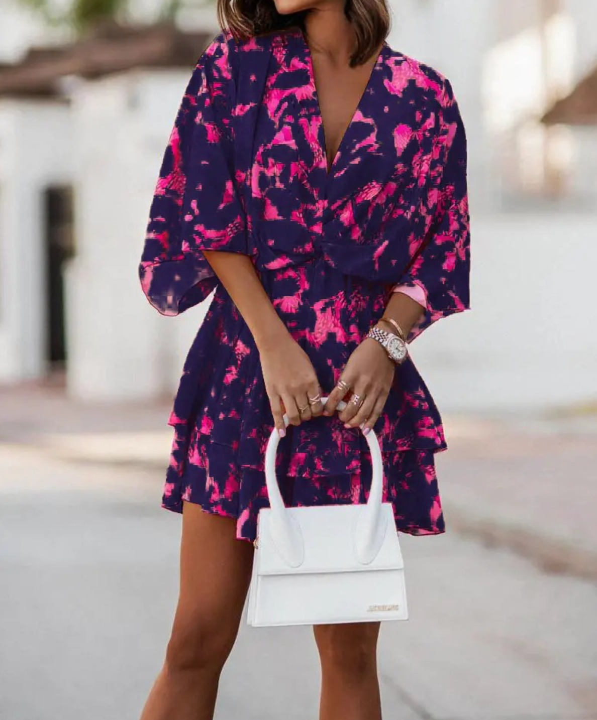 Valeria - Minivestido floral bohemio