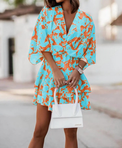 Valeria - Minivestido floral bohemio