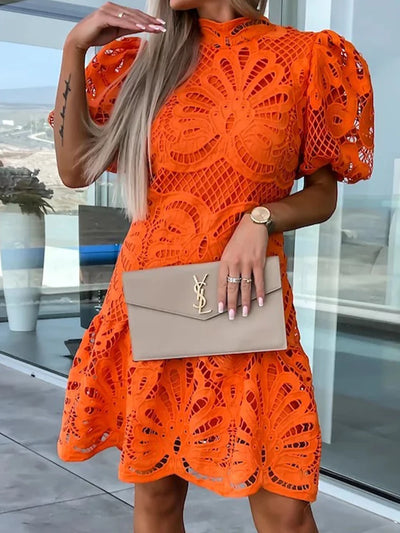 Karylle - Casual Summer Short Sleeve Mini Dress