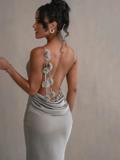 Pauline - Elegante y sensual vestido largo sin espalda