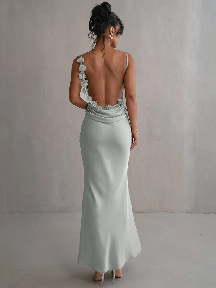Pauline - Elegante y sensual vestido largo sin espalda