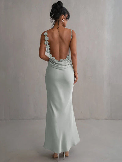 Pauline - Elegante y sensual vestido largo sin espalda