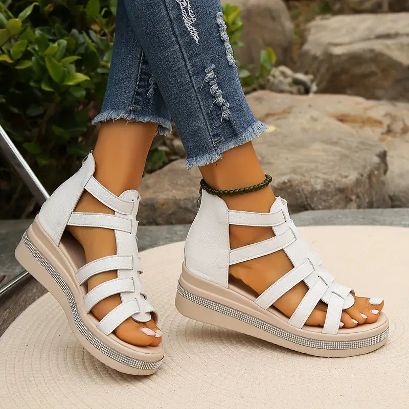 CHLOE – Elegant Wedge Sandals