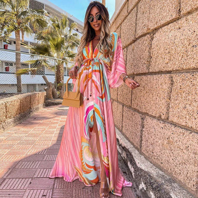 Nora - Vestido colorido y elegante