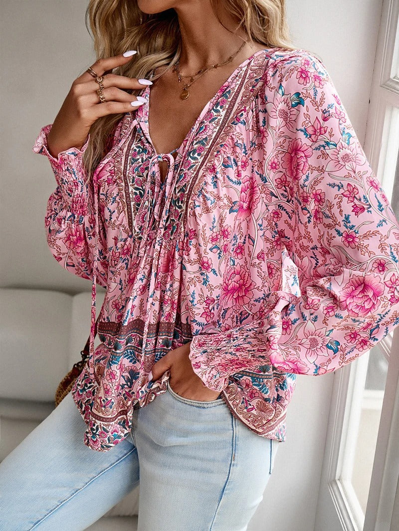 Helena - Floral Summer Top