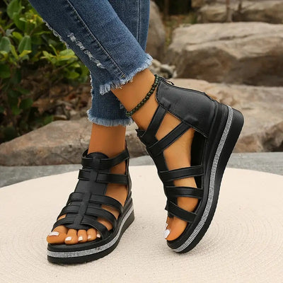 CHLOE – Elegant Wedge Sandals