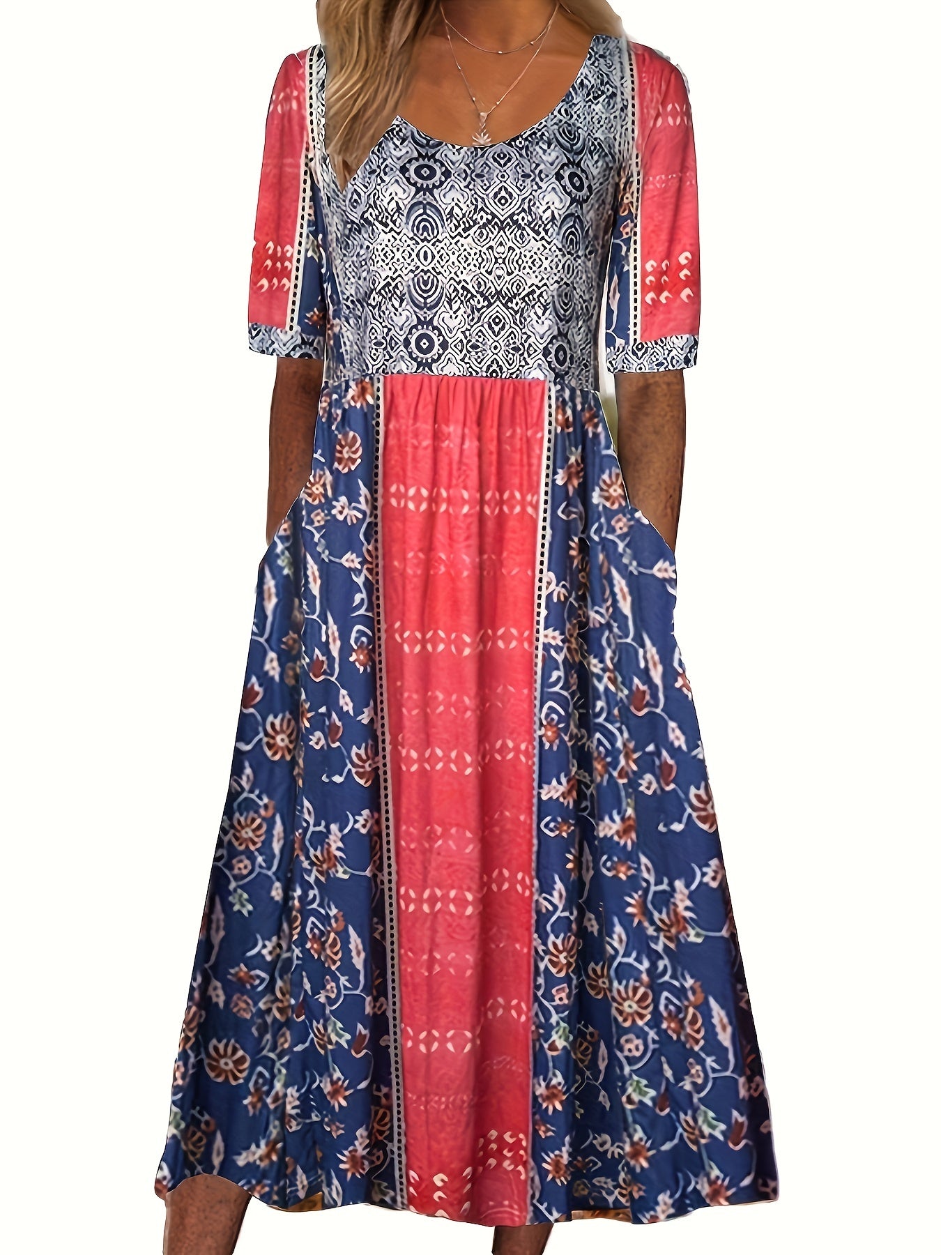 Aileen -  Boho Midi Dress