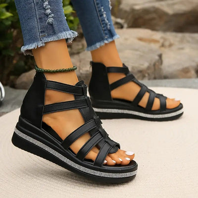 CHLOE – Elegant Wedge Sandals