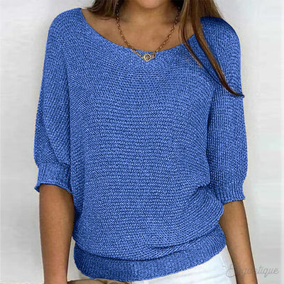 Eunice - Relaxed Knit Top