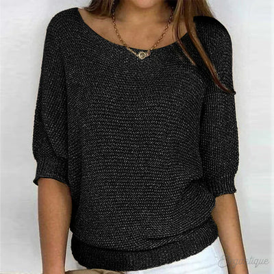 Eunice - Relaxed Knit Top