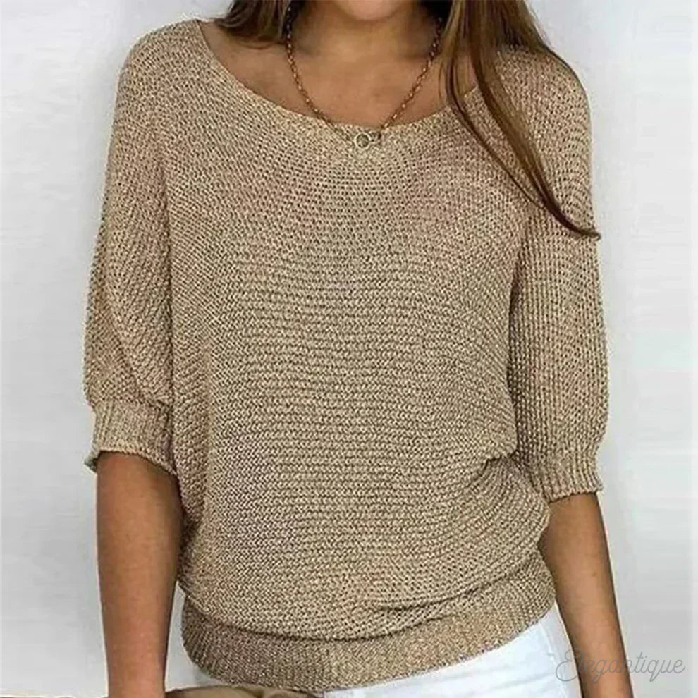 Eunice - Relaxed Knit Top