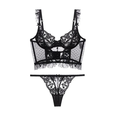 Amirah - Saucy Corset Two Piece Set Lingerie